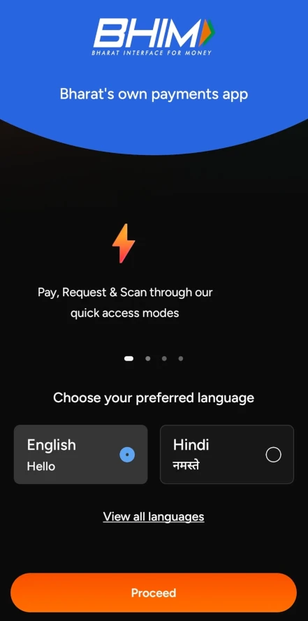Choose Bhim language